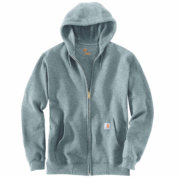 Carhartt Men's TS0122 M LseFit MW FZip Swtshrt S REG Full Zip Loose Heather Grey TS0122-M / K122-HGYSREG - main